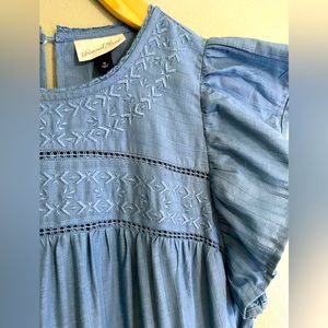 NWOT Universal Thread Boho Blue Maxi Dress
